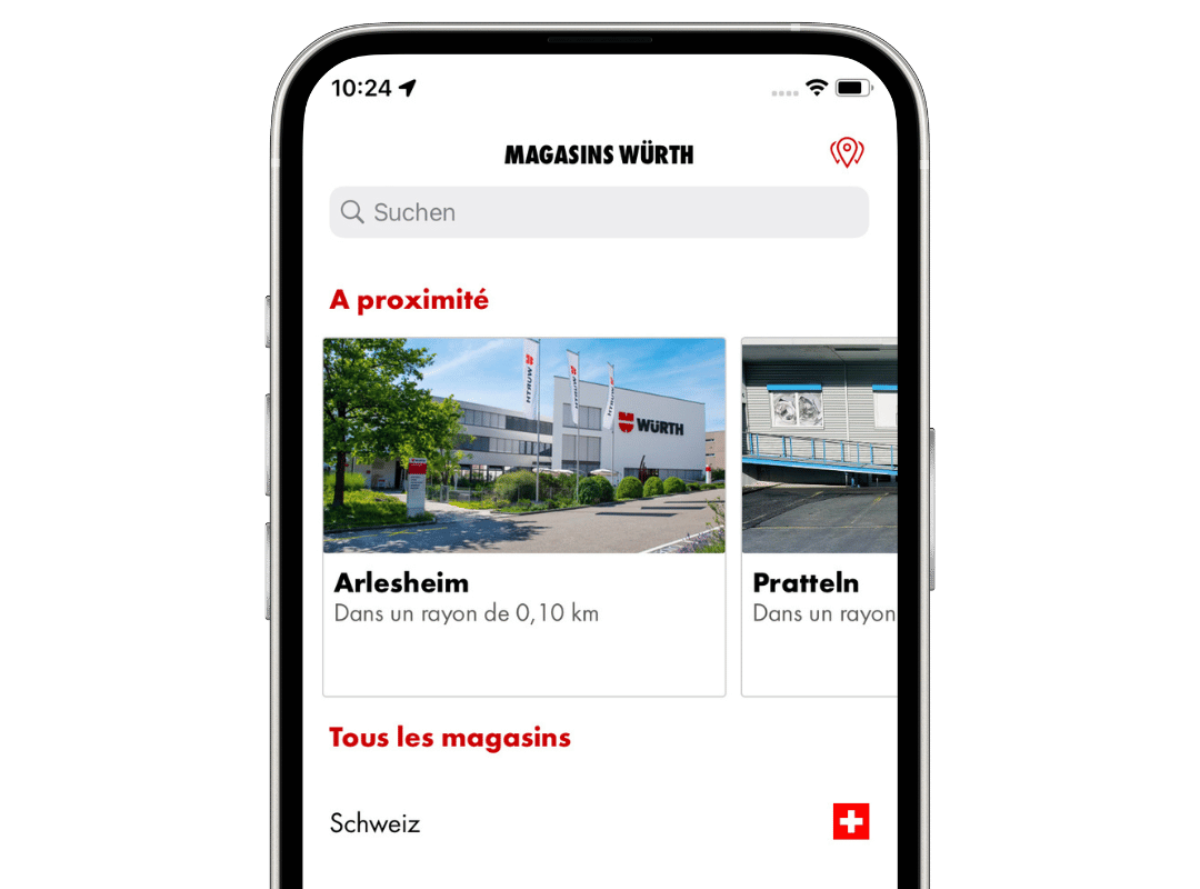 Possibilité de retrait à proximité